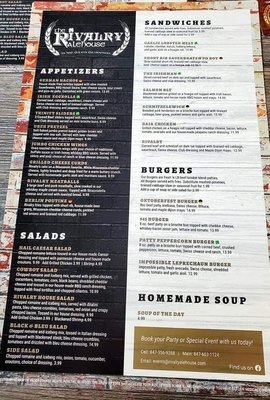 Menu photo 5 Rivalry Alehouse Antioch, IL Menu photo 5 Rivalry Alehouse Antioch, IL