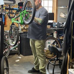 Haymarket Bicycles - Mr. Shane taking care of business...