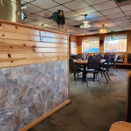 the dining area