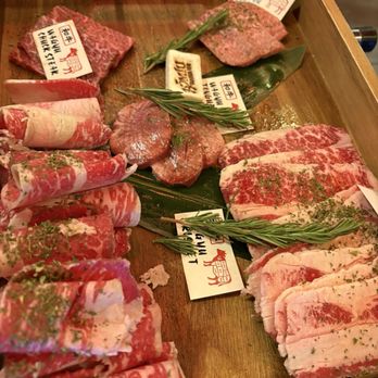MIU Japanese BBQ - Wagyu sampler - Japanese Near Me - Las Vegas, Nevada