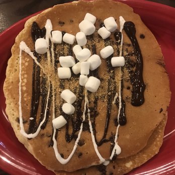Our Place Restaurant - S'mores pancakes! - New American Near Me - Mansfield, Texas Our Place Restaurant - S'mores pancakes! - New American Near Me - Mansfield, Texas