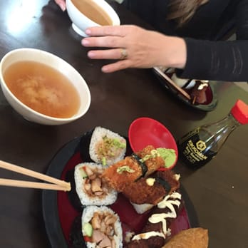 Fresh Sushi - Two bowls of miso soup, and two generous portions of the best tasting sushi in Auckland for less than $20NZD. - Japanese Near Me - Pukekohe, AUK
