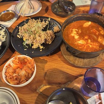 Pocha K - Santa Clara - Kimchi, Egg Fried Rice, Spicy Tofu Soup - Korean Near Me - Santa Clara, California Pocha K - Santa Clara - Kimchi, Egg Fried Rice, Spicy Tofu Soup - Korean Near Me - Santa Clara, California