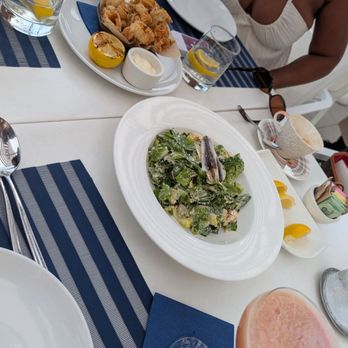 Carbon Beach Club - Gems Caesar and calamari - New American Near Me - Malibu, California Carbon Beach Club - Gems Caesar and calamari - New American Near Me - Malibu, California