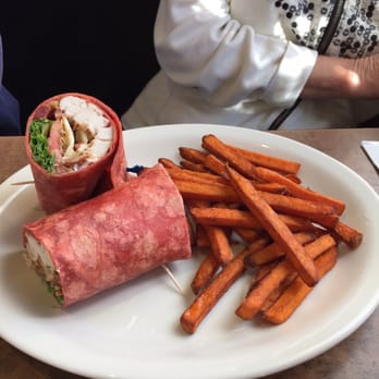 Mirror Lake Diner - Chicken bacon wrap with sweet potato fries. - Diners Near Me - Kamas, Utah Mirror Lake Diner - Chicken bacon wrap with sweet potato fries. - Diners Near Me - Kamas, Utah