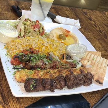 Dijla Cafe & Lounge - Dijla mix Grill - Beef kabob, Chicken Kabab (Tawook), iraqi kabab (ch) My friend loved it! - Hookah Bars Near Me - Decatur, Georgia
