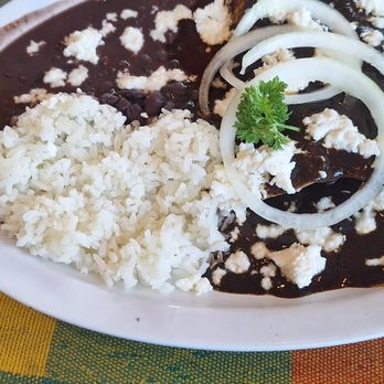 El Fortin Restaurant - Black mole with chicken enchiladas - Mexican Near Me - Fullerton, California