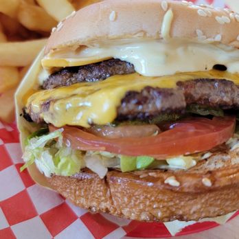 Norm's Hamburger - Double Cheeseburger Special - Burgers Near Me - Burbank, California