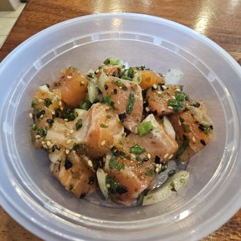 Monarch Poke - 11-6-24. Furikake Salmon - Hawaiian Near Me - Aiea, Hawaii