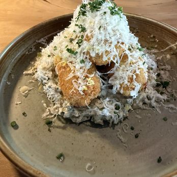 Level 5 Rooftop Restaurant - Duck croquettes - Cocktail Bars Near Me - Albuquerque, New Mexico