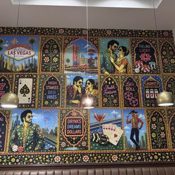 Rangoli Social Eats - Interior wall decor - Indian Near Me - Las Vegas, Nevada Rangoli Social Eats - Interior wall decor - Indian Near Me - Las Vegas, Nevada