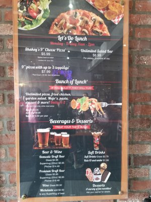 Menu photo 5 Shakey's Pizza Parlor Los Angeles, CA Menu photo 5 Shakey's Pizza Parlor Los Angeles, CA