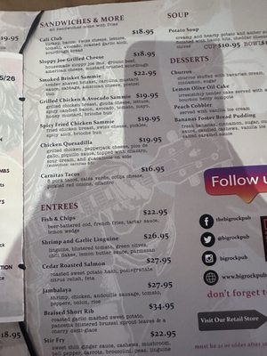 Menu photo 4 Big Rock Pub Indio, CA Menu photo 4 Big Rock Pub Indio, CA