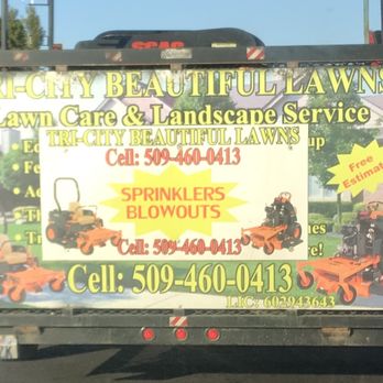 Tri-City Beautiful Lawns - the back of a truck - Lawn Services Near Me Tri-City Beautiful Lawns - the back of a truck - Lawn Services Near Me