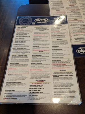 Menu photo 1 Minsky's Pizza Kansas City, MO Menu photo 1 Minsky's Pizza Kansas City, MO