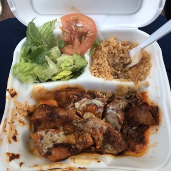 Tio's Tacos - Didn't even try with the enchiladas .sad - Mexican Near Me - Riverside, California