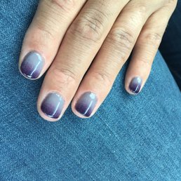 Lina did this fell Ombre color for me love it an got many compliments.