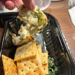 Marlow's Tavern - Congealed crab dip and saltines