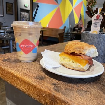 Rev Coffee - Bacon & cheddar biscuit - Coffee & Tea Near Me - Smyrna, Georgia