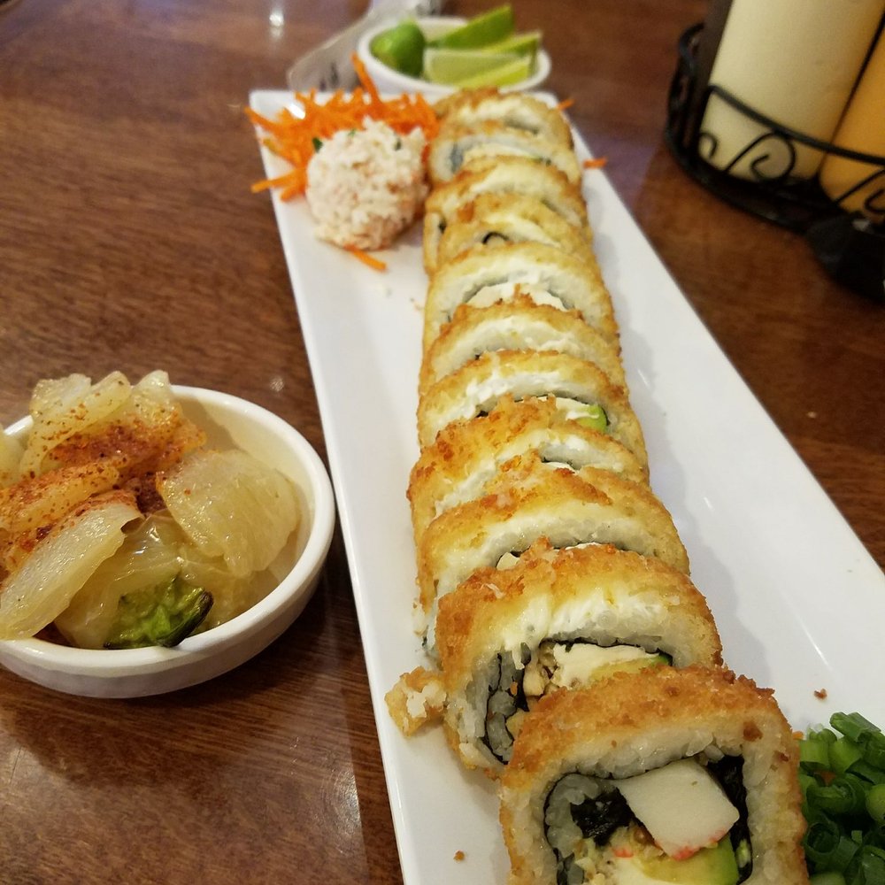 Culichi Town - One of the rolls with cream cheese... - Sushi Bars Near Me - Modesto, California