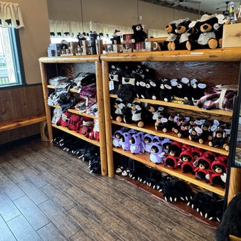 Black Bear Diner Lodi - Front of restaurant where you can buy bear themed pajamas, slippers and other goods. - American Near Me - Lodi, California
