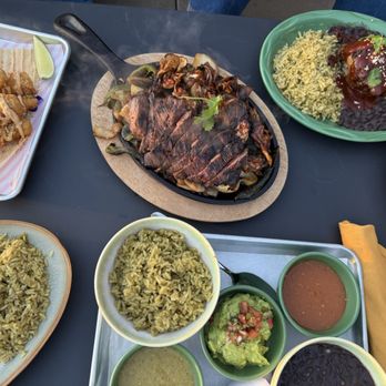Flora Loca Rooftop Cantina - Pollo Purepecha, Baby Corn Elote, Fajitas for Two, and Mole Short Rib - Mexican Near Me - Oxnard, California
