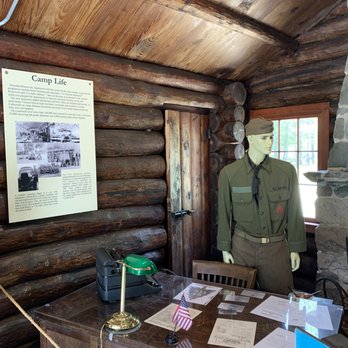 Lumberman's Monument Visitor Center - One of the outbuilding displays - Visitor Centers Near Me - Oscoda, Michigan