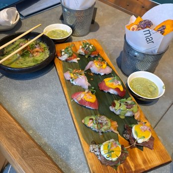 La Mar - nigiri tasting - Latin American Near Me - San Francisco, California La Mar - nigiri tasting - Latin American Near Me - San Francisco, California