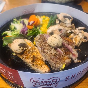 Pepper Lunch - Rib eye and salmon - Japanese Near Me - Artesia, California