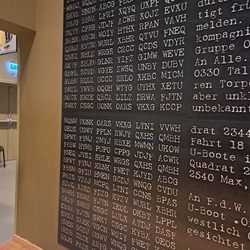 Muzeum II Wojny Światowej - The code before it was decifrated