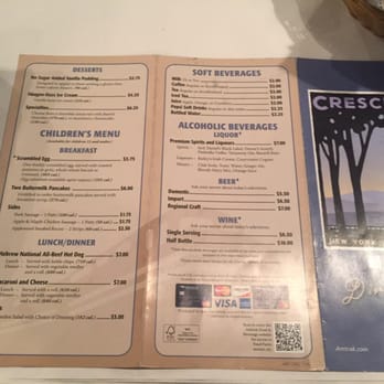 Amtrak - Dining car menu - Public Transportation Near Me - Boston, Massachusetts