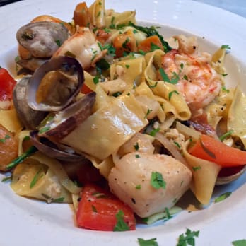 Mizuna - Seafood Pappardelle Pasta - Mizuna Restaurant - New American Near Me - Spokane, Washington Mizuna - Seafood Pappardelle Pasta - Mizuna Restaurant - New American Near Me - Spokane, Washington