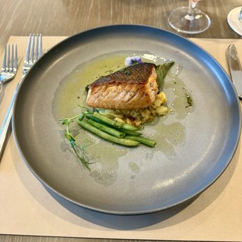 Society 48 - Pan-seared Salmon - Steakhouses Near Me - West Palm Beach, Florida Society 48 - Pan-seared Salmon - Steakhouses Near Me - West Palm Beach, Florida