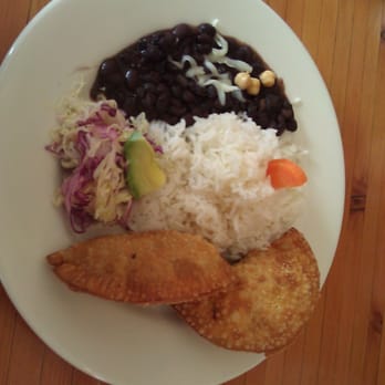 Republica Empanada - Lunch Special: Choice of 2 empanada's, black beans, rice, and cabbage salad. Delicious! - Latin American Near Me - Mesa, Arizona Republica Empanada - Lunch Special: Choice of 2 empanada's, black beans, rice, and cabbage salad. Delicious! - Latin American Near Me - Mesa, Arizona