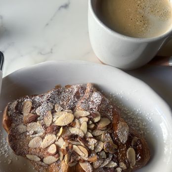 Parfait Paris - Croissant and black coffee - Bakeries Near Me - San Diego, California