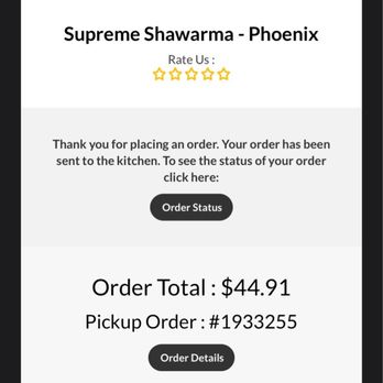 Supreme shawarma - Mediterranean Near Me - Phoenix, Arizona