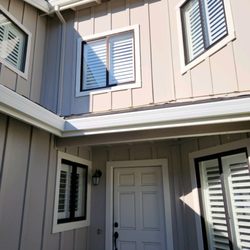 Shutters look great from the outside.