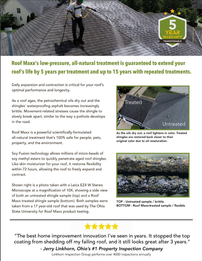 Slide of Shingle Savers - Houston