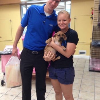 Puppy Avenue - Here is our first family photo. I was so nervous holding Sherlock. He weighed 10lbs. - Pet Adoption Near Me - Jacksonville, Florida
