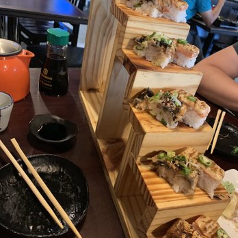Sapporo Kitchen - Salmon Oshi + eel oshi - Japanese Near Me - Surrey, British Columbia