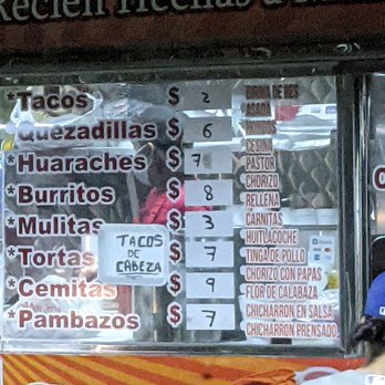 Tacos Estilo Puebla - Menu - Street Vendors Near Me - Los Angeles, California Tacos Estilo Puebla - Menu - Street Vendors Near Me - Los Angeles, California