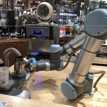 MUJI - Artly robot crafting a matcha latte - Home Decor Near Me - Portland, Oregon