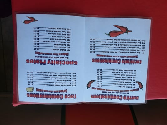 Menu photo 5 Taco Corner Chino Valley, AZ