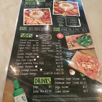 The Captain's Boil - Menu - Lunch special until 4pm, sides, drinks - Cajun/Creole Near Me - Concord, Ontario