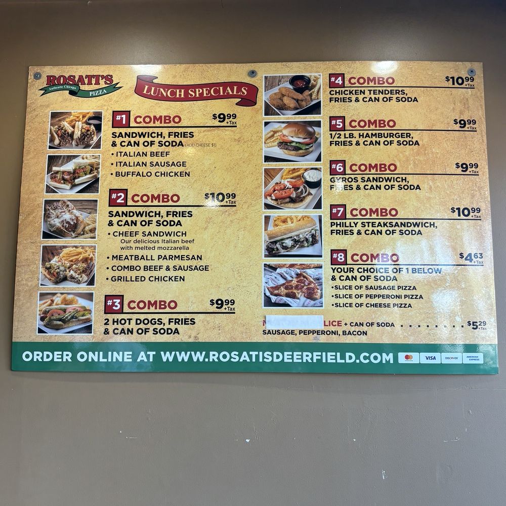 Rosati's Pizza - Pizza Near Me - Deerfield, Illinois Rosati's Pizza - Pizza Near Me - Deerfield, Illinois