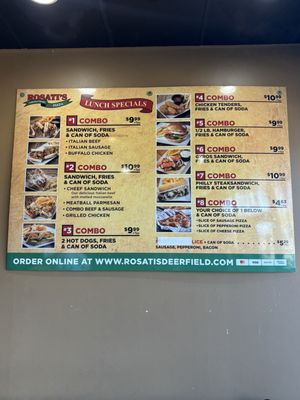 Menu photo 1 Rosati's Pizza Deerfield, IL