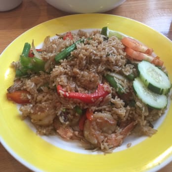 Tee’ Thai Flavors - Basil shrimp fried rice - Thai Near Me - Bethpage, New York Tee’ Thai Flavors - Basil shrimp fried rice - Thai Near Me - Bethpage, New York
