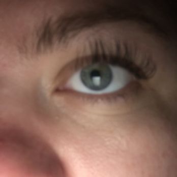 Amazing Lash Studio - Left eye. Looks fine - Eyelash Service Near Me - Charlotte, North Carolina