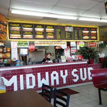 Midway Sub - Counter and menu board - Sandwiches Near Me - Chicago, Illinois