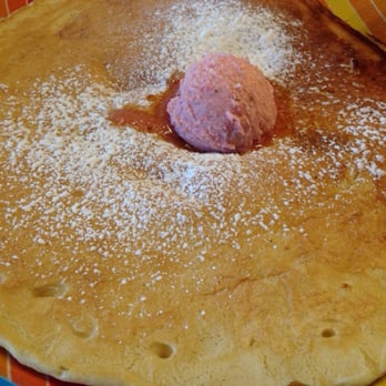 Ruth's Cafe - Cheesecake pancake with strawberry butter - Breakfast & Brunch Near Me - Indianapolis, Indiana